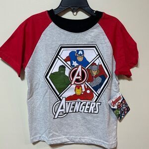 Avengers Marval Character Bous Top size 5/6 NWT